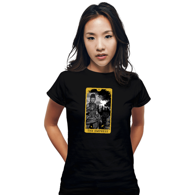 Shirts Fitted Shirts, Woman / Small / Black Tarot The Empress