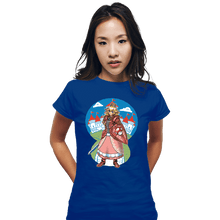 Load image into Gallery viewer, Daily_Deal_Shirts Fitted Shirts, Woman / Small / Royal Blue Armored Princess
