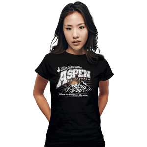 Shirts Fitted Shirts, Woman / Small / Black Aspen