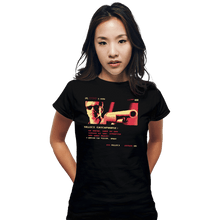 Load image into Gallery viewer, Shirts Fitted Shirts, Woman / Small / Black Hasta La Vista
