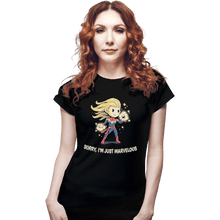 Load image into Gallery viewer, Shirts Fitted Shirts, Woman / Small / Black Marvelous
