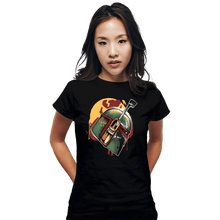 Load image into Gallery viewer, Shirts Fitted Shirts, Woman / Small / Black Mandalorian Hunter
