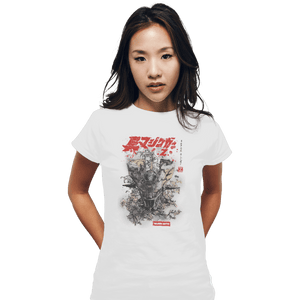 Shirts Fitted Shirts, Woman / Small / White Mazinger Ink