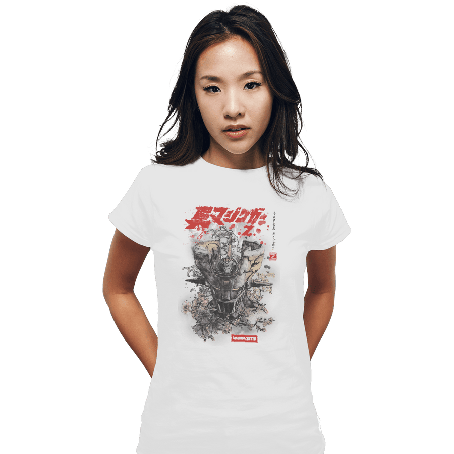 Shirts Fitted Shirts, Woman / Small / White Mazinger Ink