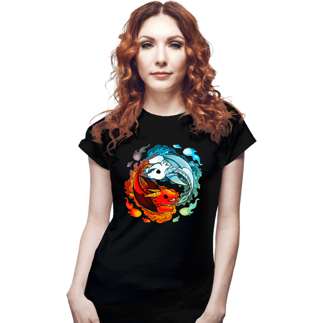 Shirts Fitted Shirts, Woman / Small / Black Dragons of Fire And Water