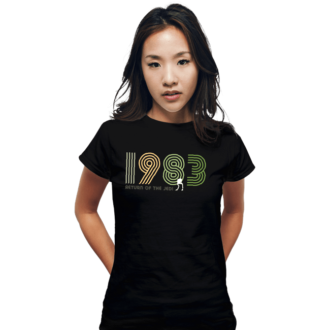 Shirts Fitted Shirts, Woman / Small / Black 1983 Return Of The Jedi