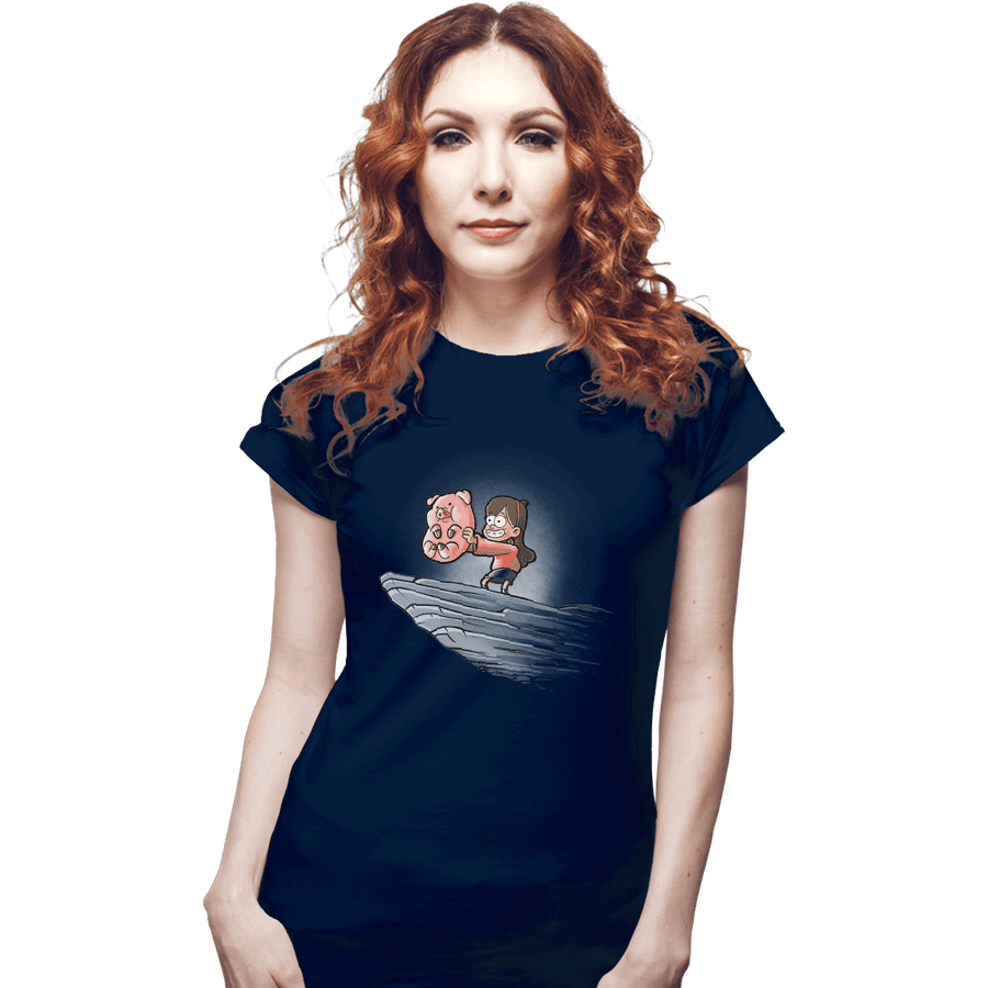 Shirts Fitted Shirts, Woman / Small / Navy The Pig King
