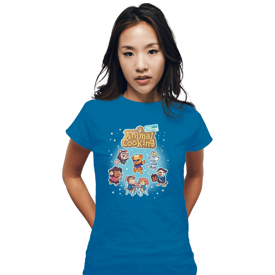 Shirts Fitted Shirts, Woman / Small / Sapphire Cooking Crossing