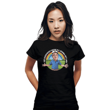 Load image into Gallery viewer, Shirts Fitted Shirts, Woman / Small / Black Hey Everybody
