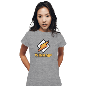 Shirts Fitted Shirts, Woman / Small / Sports Grey Winamp