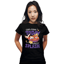 Load image into Gallery viewer, Daily_Deal_Shirts Fitted Shirts, Woman / Small / Black Only Splash

