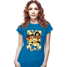Load image into Gallery viewer, Shirts Fitted Shirts, Woman / Small / Sapphire Heroes Of Rage
