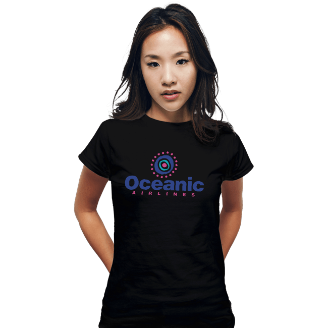 Shirts Fitted Shirts, Woman / Small / Black Oceanic Airlines