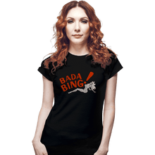 Load image into Gallery viewer, Shirts Fitted Shirts, Woman / Small / Black Bada Bing
