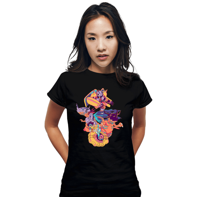 Daily_Deal_Shirts Fitted Shirts, Woman / Small / Black Courage