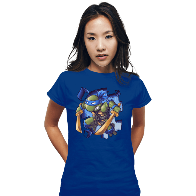 Daily_Deal_Shirts Fitted Shirts, Woman / Small / Royal Blue Toy Leo