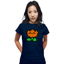 Load image into Gallery viewer, Secret_Shirts Fitted Shirts, Woman / Small / Navy Flower Graffiti
