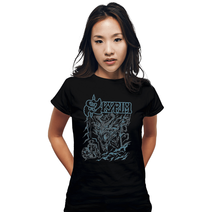 Shirts Fitted Shirts, Woman / Small / Black Dragon Hunter