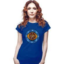 Load image into Gallery viewer, Shirts Fitted Shirts, Woman / Small / Royal Blue Master Of Time
