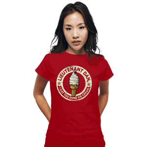 Secret_Shirts Fitted Shirts, Woman / Small / Red Ice Cream