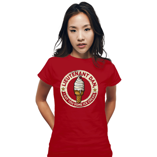 Secret_Shirts Fitted Shirts, Woman / Small / Red Ice Cream