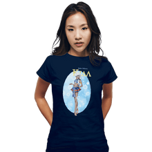 Load image into Gallery viewer, Shirts Fitted Shirts, Woman / Small / Navy Sailor Kida
