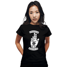 Load image into Gallery viewer, Shirts Fitted Shirts, Woman / Small / Black Sorcerer Hand
