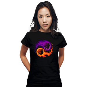 Secret_Shirts Fitted Shirts, Woman / Small / Black Balance Dice