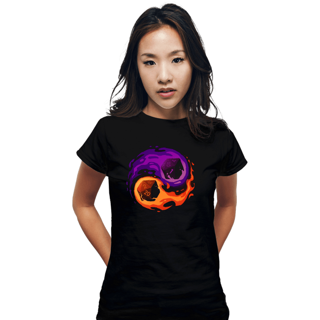 Secret_Shirts Fitted Shirts, Woman / Small / Black Balance Dice