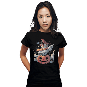 Shirts Fitted Shirts, Woman / Small / Black Spooky Magic