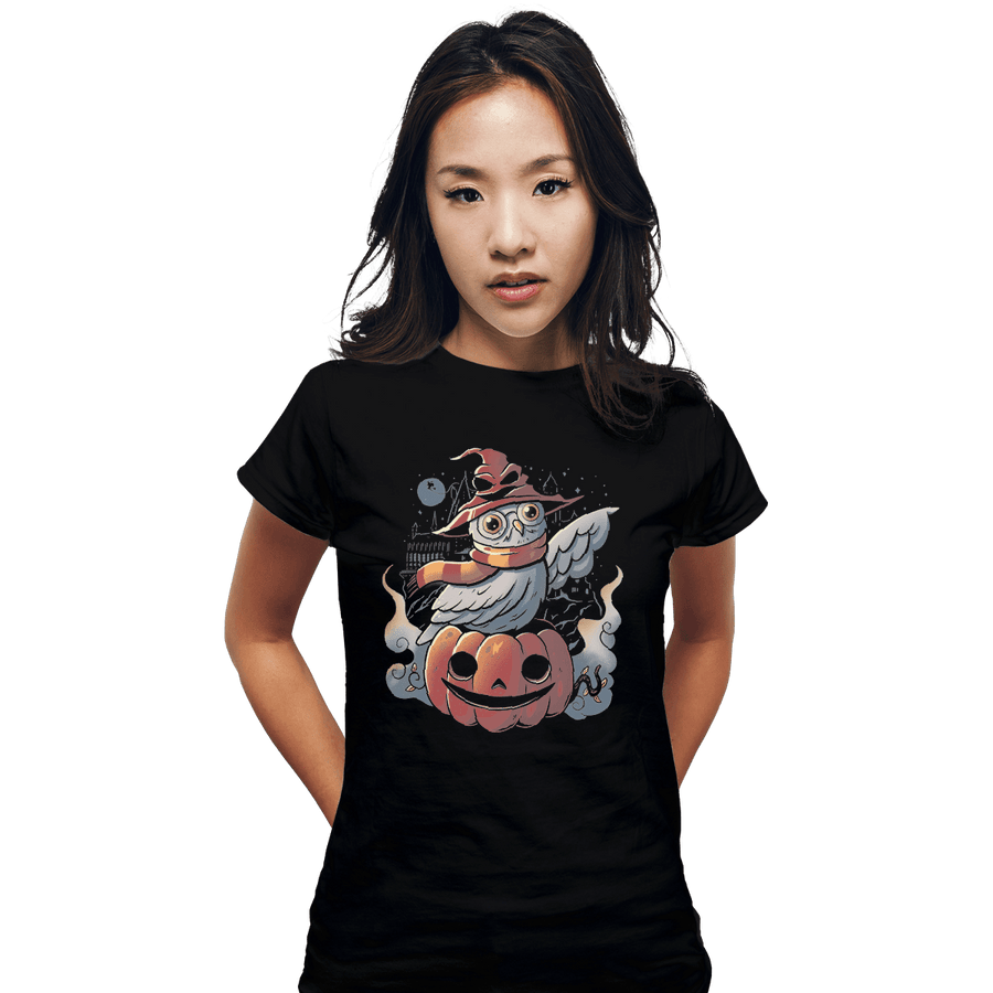 Shirts Fitted Shirts, Woman / Small / Black Spooky Magic