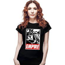 Load image into Gallery viewer, Shirts Fitted Shirts, Woman / Small / Black Empire
