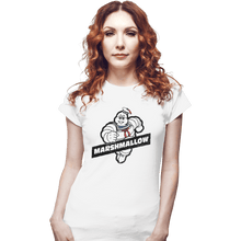 Load image into Gallery viewer, Shirts Fitted Shirts, Woman / Small / White Marshmallow
