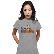 Load image into Gallery viewer, Secret_Shirts Fitted Shirts, Woman / Small / Sports Grey 90&#39;s Network

