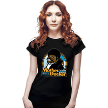 Load image into Gallery viewer, Shirts Fitted Shirts, Woman / Small / Black Mother Ducker
