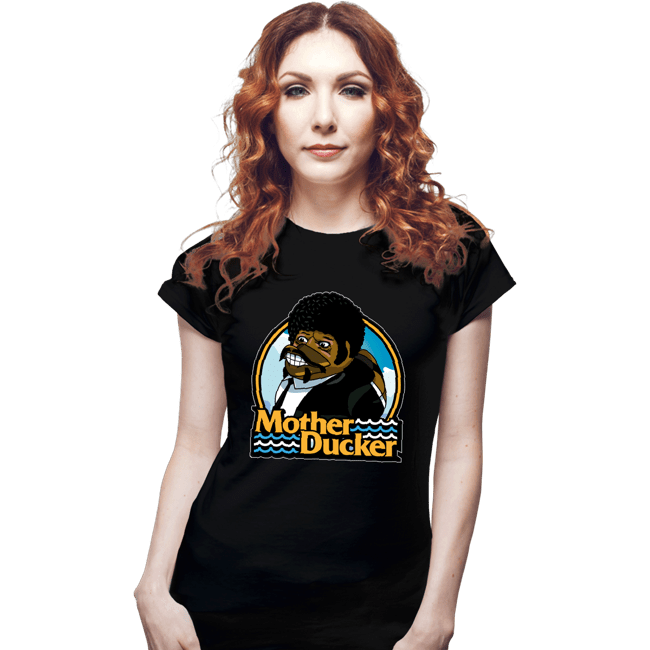 Shirts Fitted Shirts, Woman / Small / Black Mother Ducker