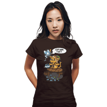 Load image into Gallery viewer, Shirts Fitted Shirts, Woman / Small / Black Linkitty
