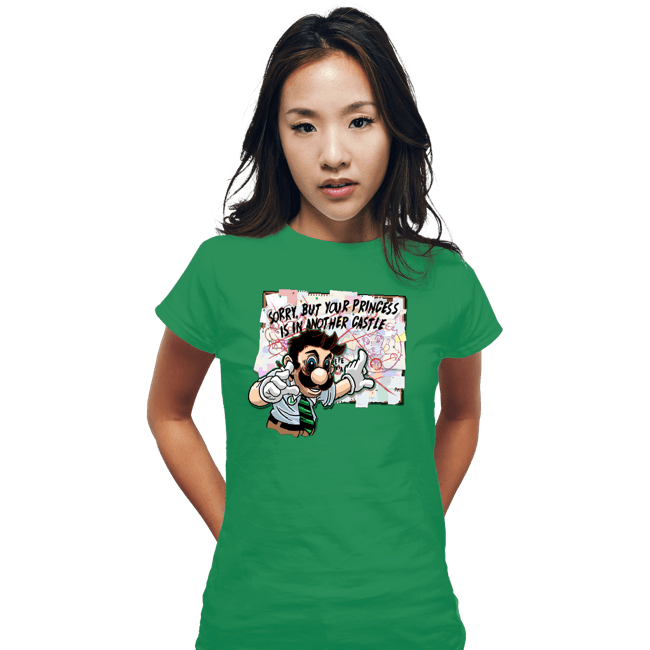 Secret_Shirts Fitted Shirts, Woman / Small / Irish Green Pepe Luigi!