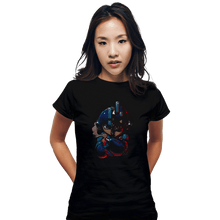 Load image into Gallery viewer, Shirts Fitted Shirts, Woman / Small / Black Mega Terminator
