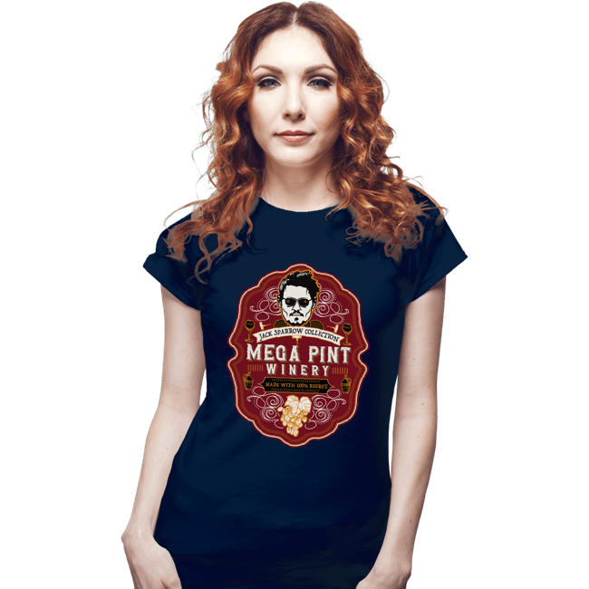 Shirts Fitted Shirts, Woman / Small / Navy Mega Pint