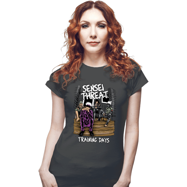 Secret_Shirts Fitted Shirts, Woman / Small / Charcoal Sensei Threat