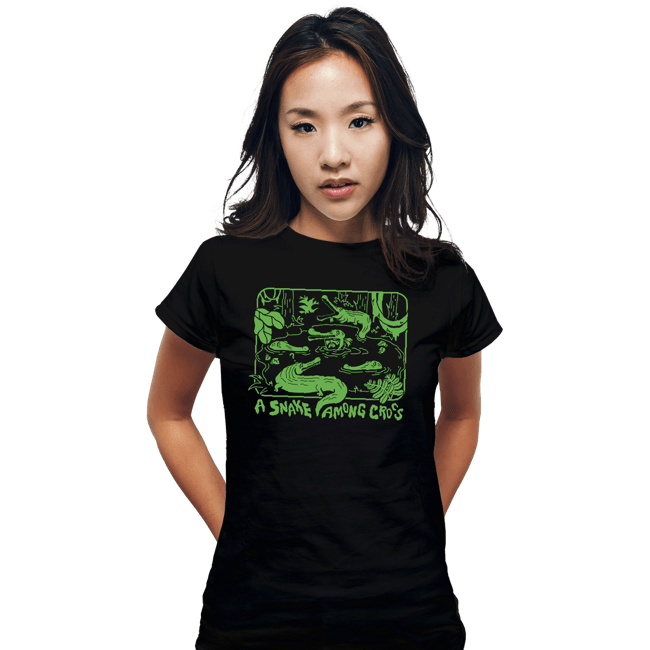 Daily_Deal_Shirts Fitted Shirts, Woman / Small / Black Down In The Delta