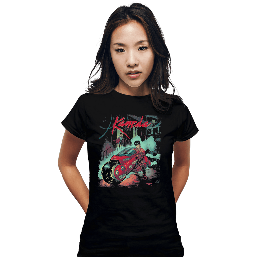 Shirts Fitted Shirts, Woman / Small / Black Neo-Tokyo Rain