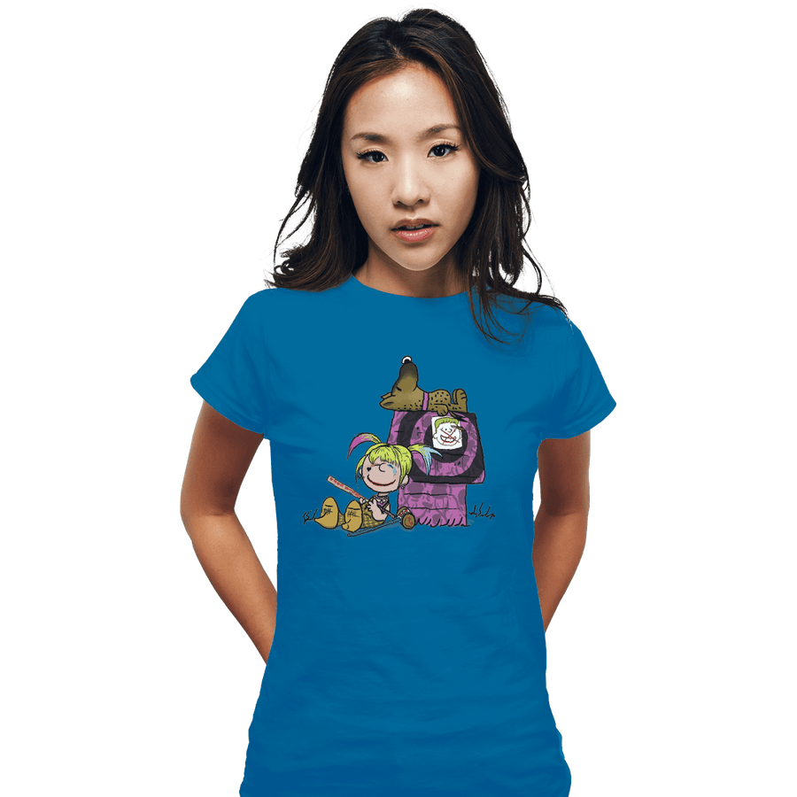 Shirts Fitted Shirts, Woman / Small / Sapphire Harley Quinnuts