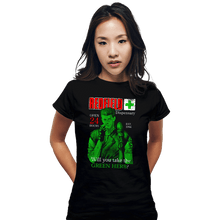Load image into Gallery viewer, Last_Chance_Shirts Fitted Shirts, Woman / Small / Black Redfield Green Herb
