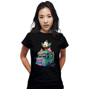 Daily_Deal_Shirts Fitted Shirts, Woman / Small / Black Killer Krusty