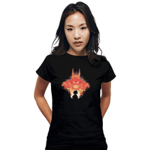 Load image into Gallery viewer, Shirts Fitted Shirts, Woman / Small / Black Ultra Sunset
