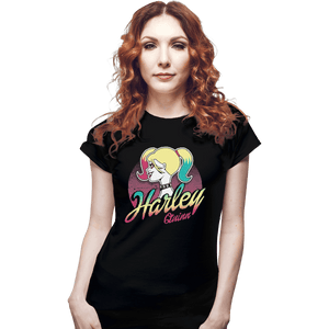 Shirts Fitted Shirts, Woman / Small / Black Barbie Quinn