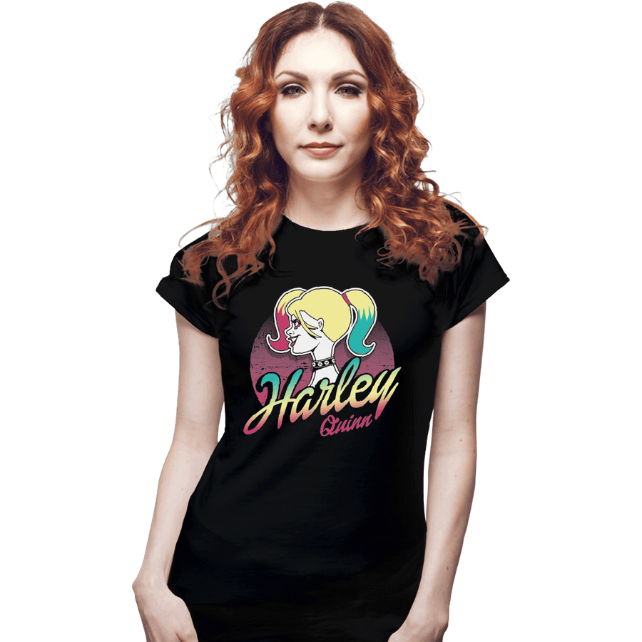 Shirts Fitted Shirts, Woman / Small / Black Barbie Quinn