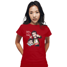 Load image into Gallery viewer, Shirts Fitted Shirts, Woman / Small / Red Larry And Balki

